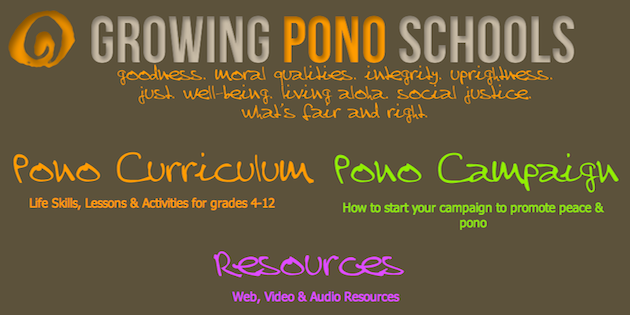 Growing Pono Schools