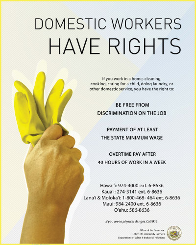Domestic Workers Rights Poster